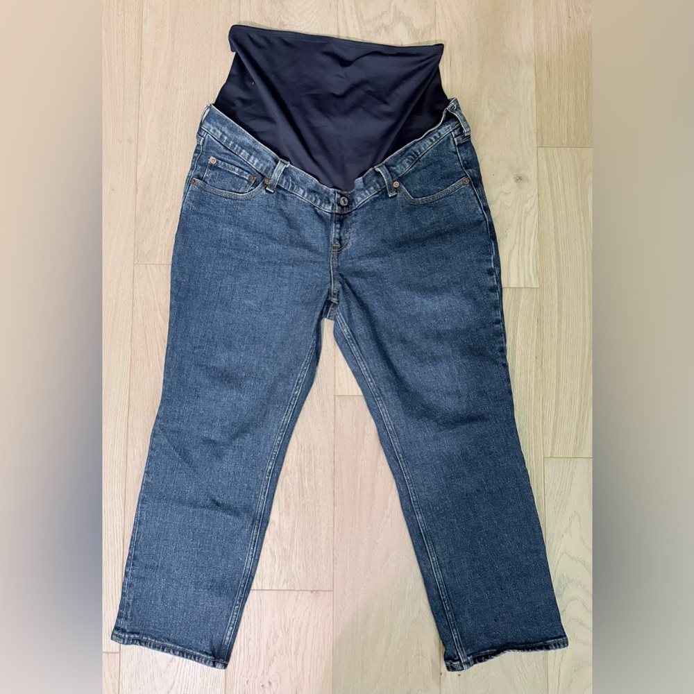Abercrombie & Fitch Blue Straight Leg Jeans